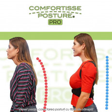 Comfortisse Posture Pro - corset pentru corectarea posturii cu fibre de canepa