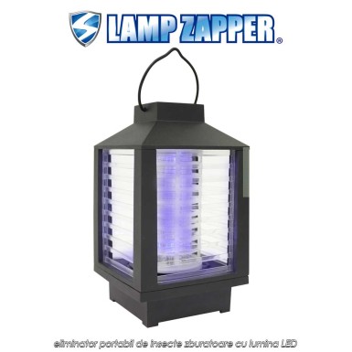 Pest Reject Lamp Zapper - eliminator portabil de insecte zburatoare cu lumina LED