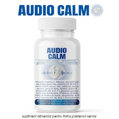 Audio Calm - supliment alimentar pentru tinitus și sistemul nervos