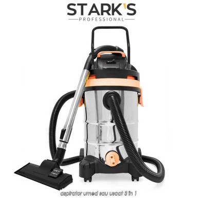 Stark's Professional Wet and Dry Vacuum Cleaner - aspirator umed sau uscat 3 în 1