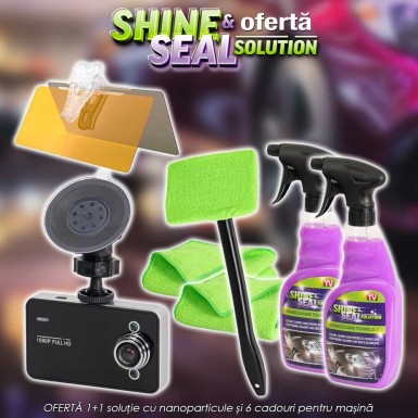 OFERTĂ 1+1 Shine And Seal Solution - soluție cu nanoparticule și 5 cadouri pentru mașină